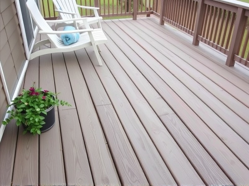 can you put bleach on composite decking