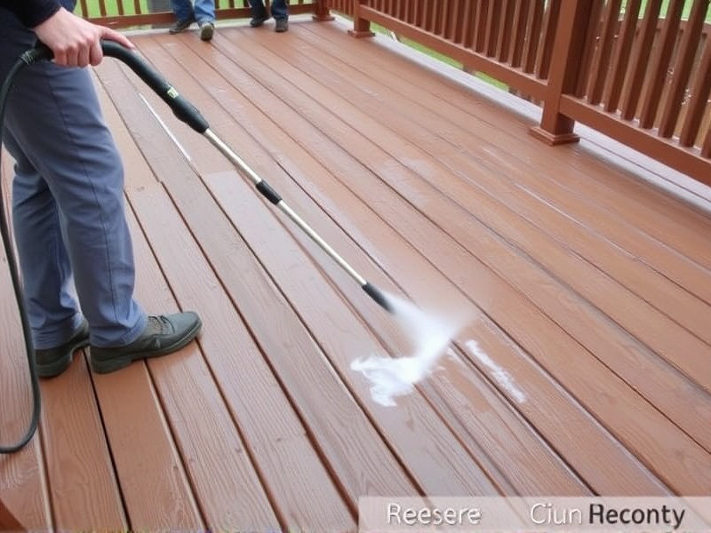 can you use a pressure washer on composite decking
