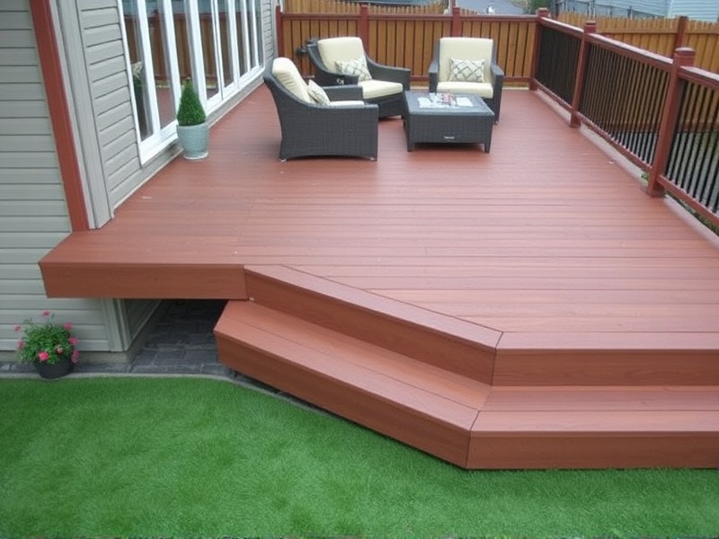 cantilever composite decking