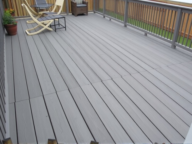cheap grey composite decking