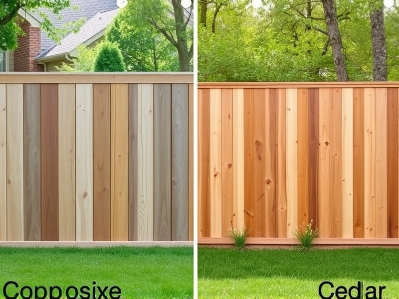 Choosing Between Composite Wood and Cedar for Your Fence