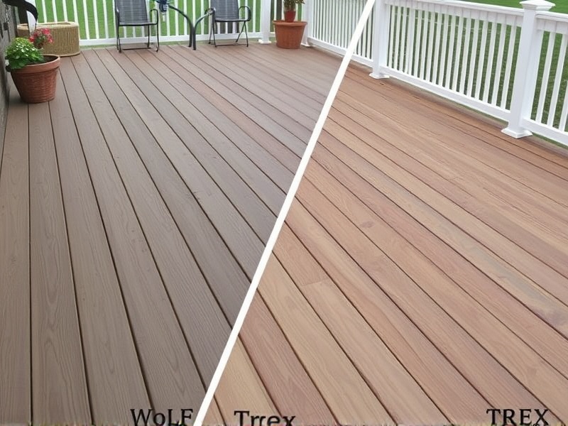 Choosing Between Wolf and TREX Composite Decking