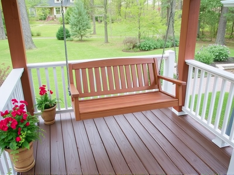 Choosing the Best Composite Decking for Your Porch Swing