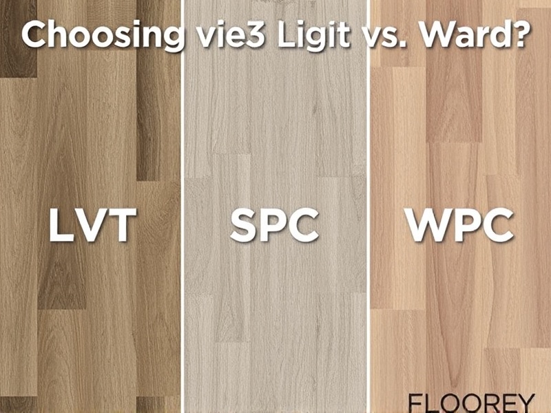 Choosing the Right Flooring: LVT vs. SPC vs. WPC