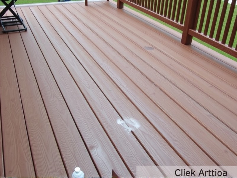 cleaning composite decking with bleach