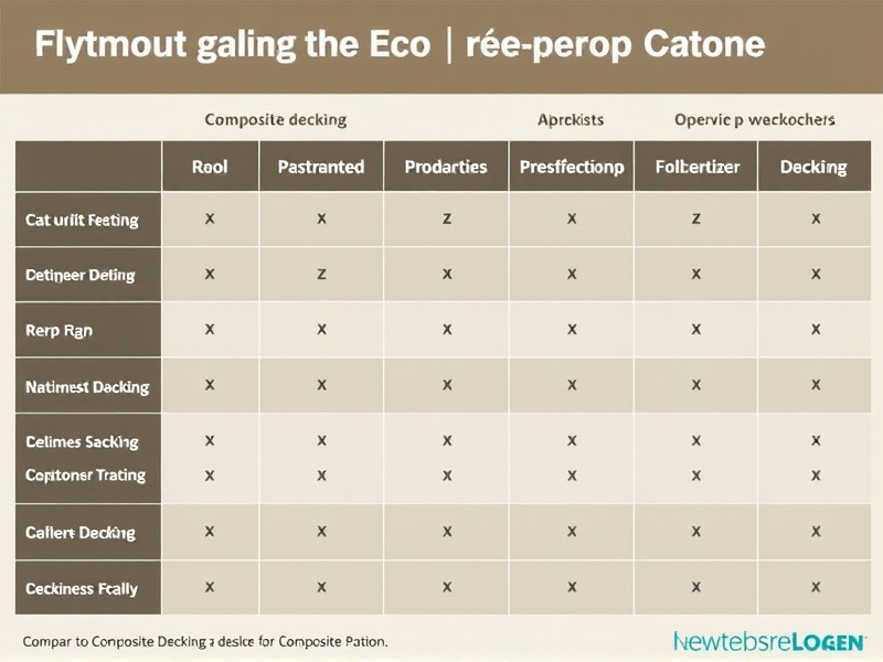 Comparative Analysis of Composite Decking Charts for Eco-Friendly Options