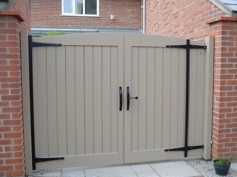 composite cladding for gates