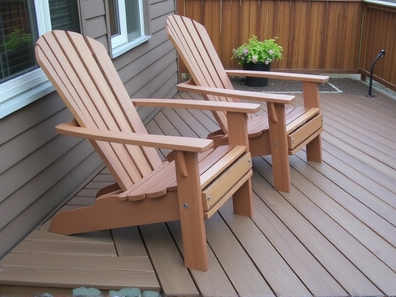 composite decking adirondack chair