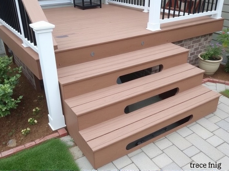 Composite Decking and Open Stair Treads: A Sustainable Choice
