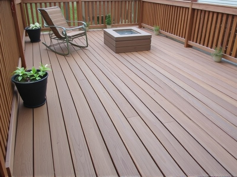 composite decking cost per sqm