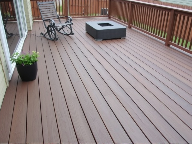 composite decking flat