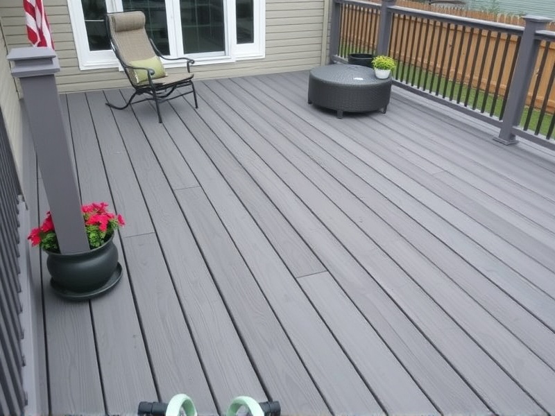 composite decking gray shipped to home