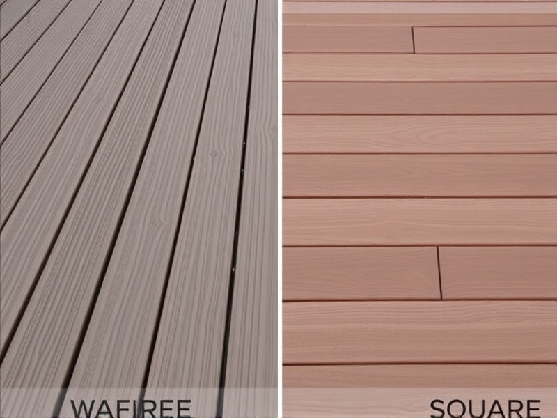 composite decking grooved vs square
