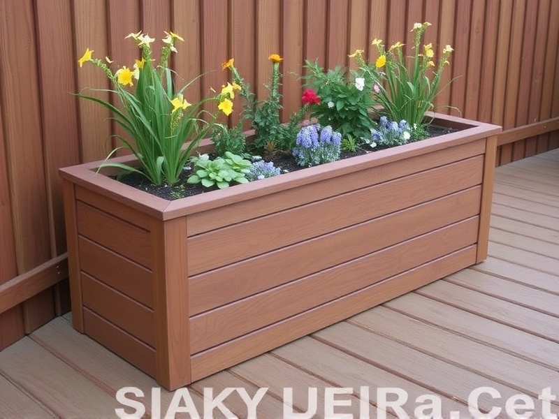 composite decking planter boxes