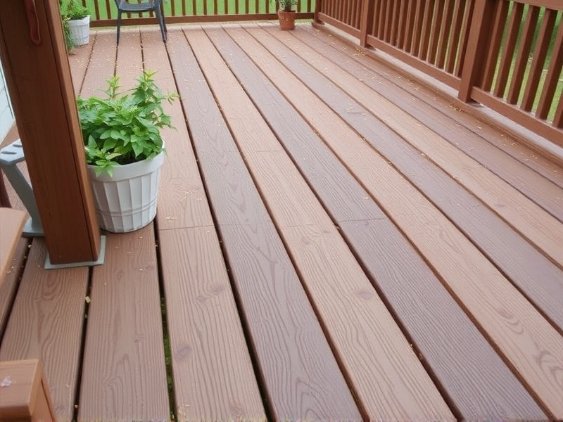 composite decking sawdust