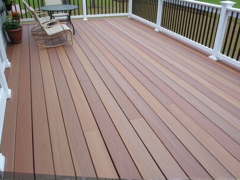 composite decking two tone