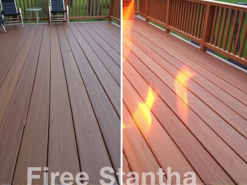 Composite Decking vs. Traditional Wood: Fire Safety Comparison