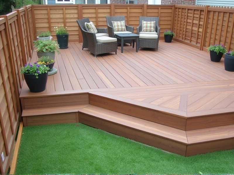 composite decking waste piee projects