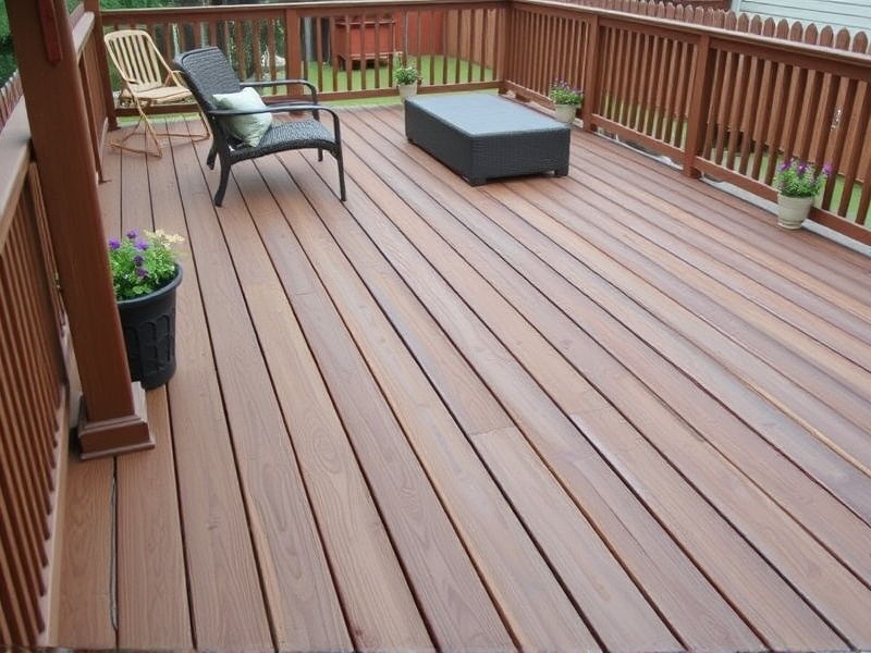 composite or wood decking