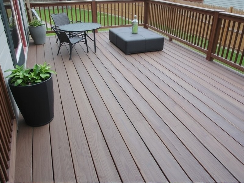 cooling composite decking