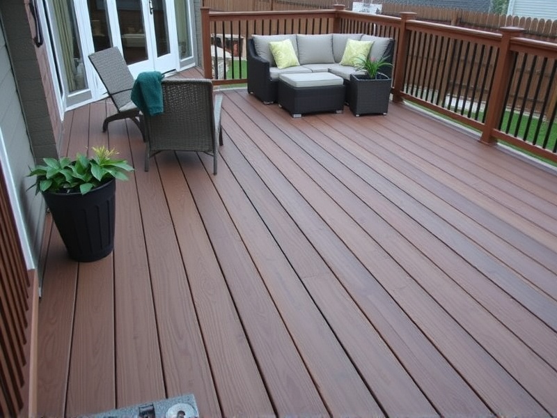 dawn on evergrain composite decking
