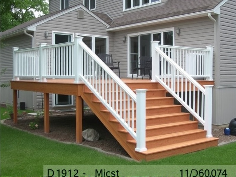 deck pictures with stairs