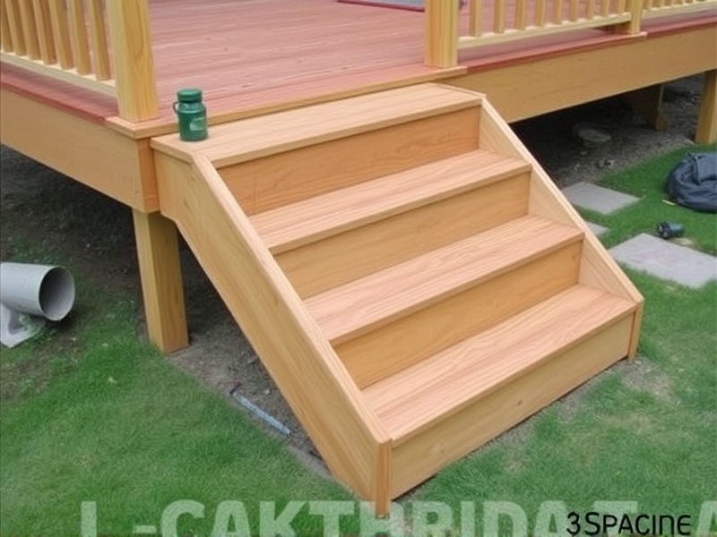 deck stair stringer spacing