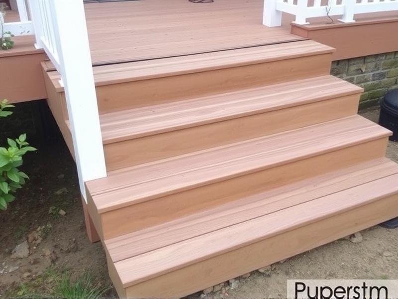 Designing Sturdy and Aesthetic Stairs with Composite Decking at 12 Inch Depth