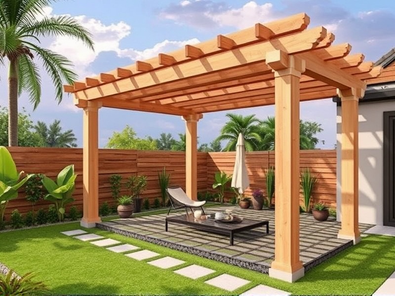 Designing Your Dream Garden with WPC Pergolas in Chennai
