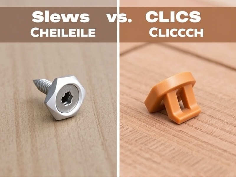 Screws vs. Clips: The Debate on Composite Decking Fasteners