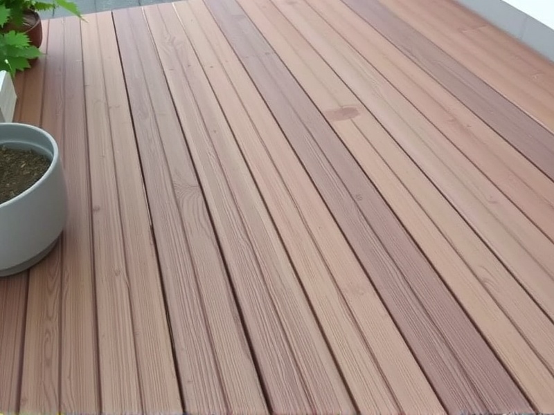solar wood plastic composite decking tile