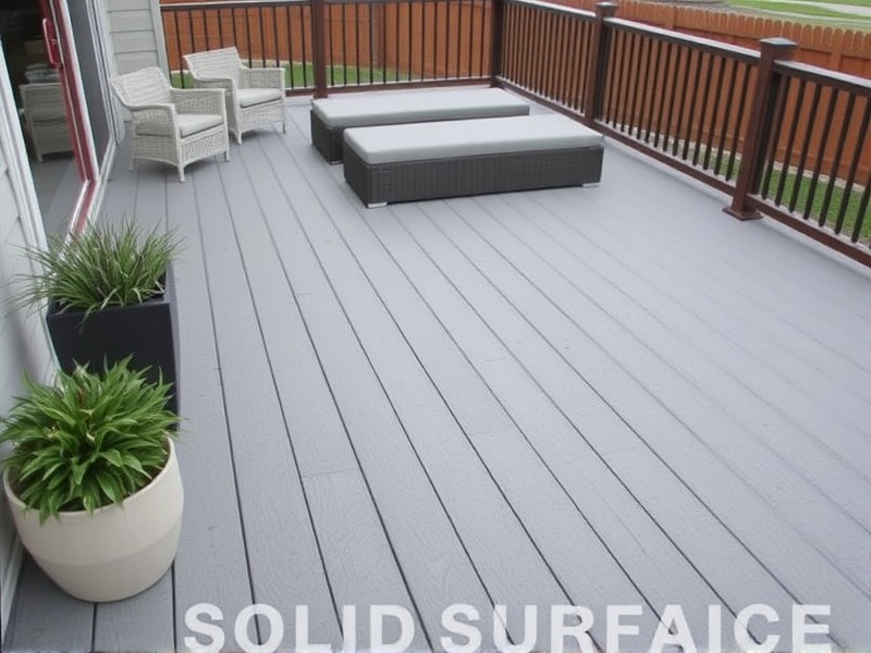 solid surface decking