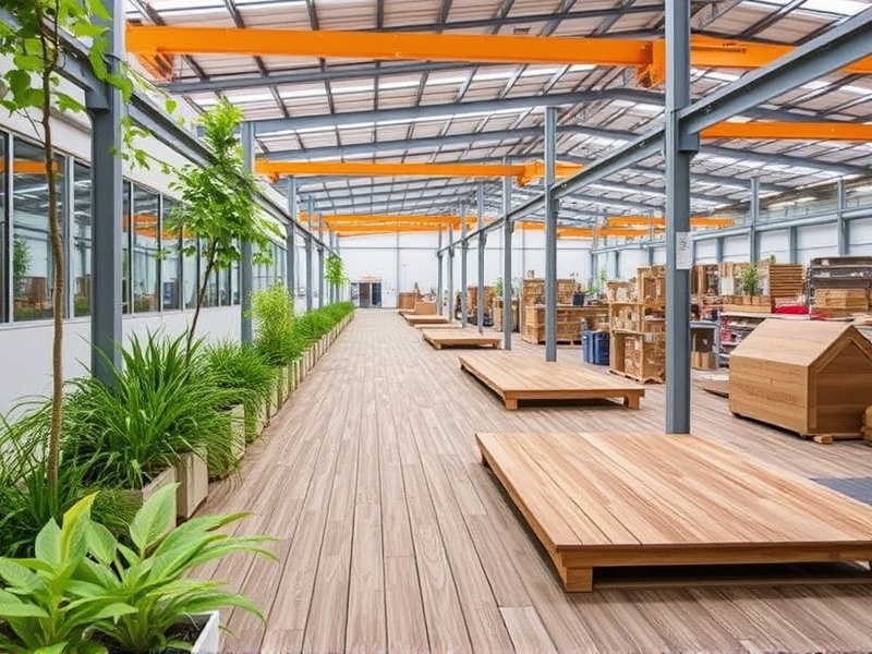 Sustainability at Work: WPC Wood Decking Factories
