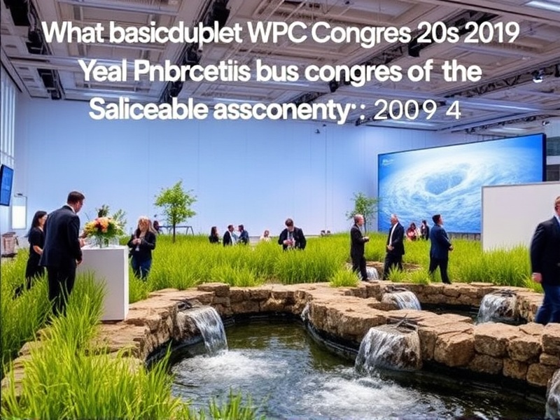 Sustainable Practices for Water Conservation at WPC Congress 2019