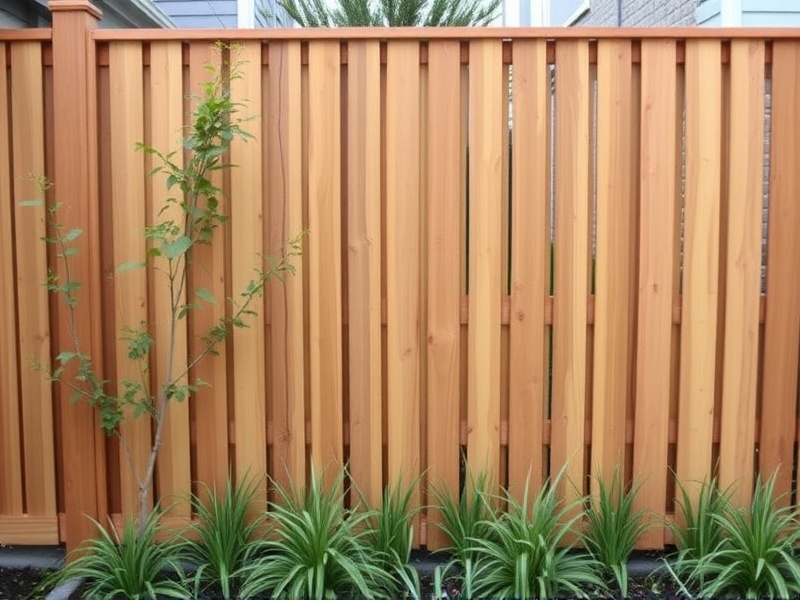 teak fence