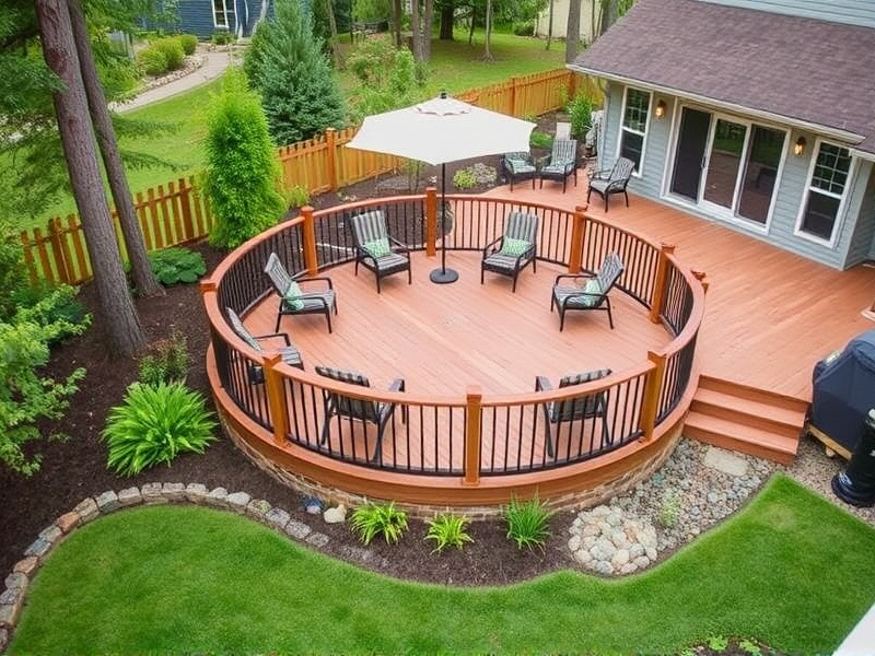 The Advantages of a Circular Deck in Your Landscape