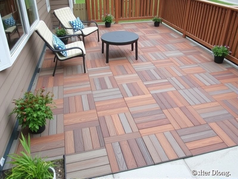 The Benefits of Installing Interlocking Deck Tiles Over Concrete