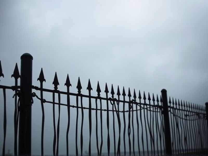 The Dark Fence: A Symbol of Division
