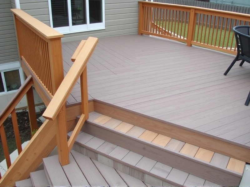 The Eco-Friendly Choice: Composite Decking with Cedar Handrail