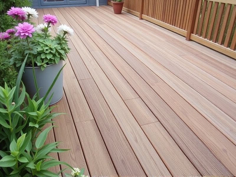 The Future of Sustainable Construction: Recycled Plastic Wood Fibre Composite Decking
