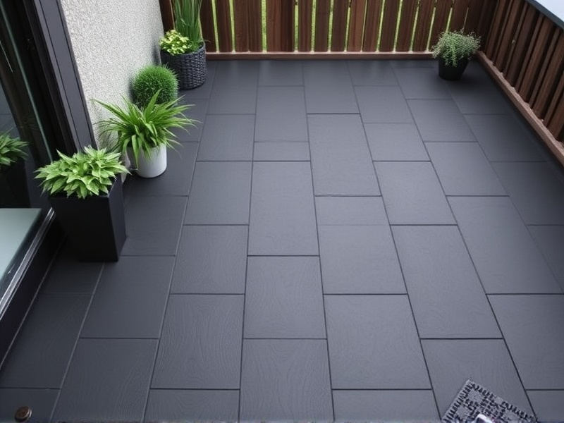 The Impact of Black Tiles on Deck Aesthetics