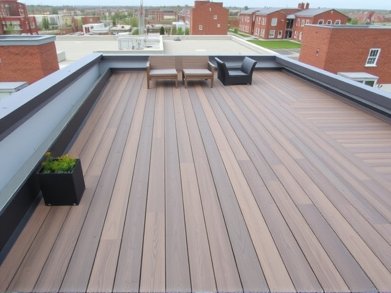 The Pros and Cons of Composite Decking on Flat Roofs