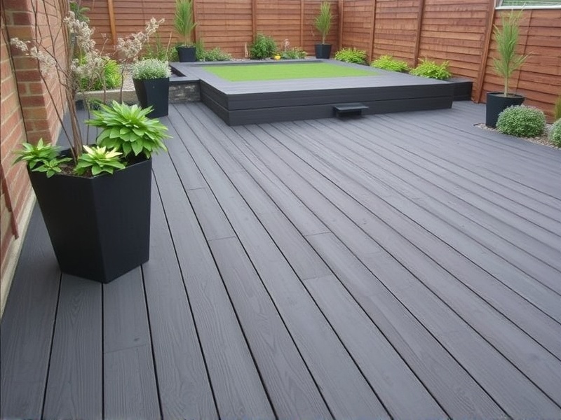 The Versatility of Anthracite Grey Composite Decking in Landscape Design