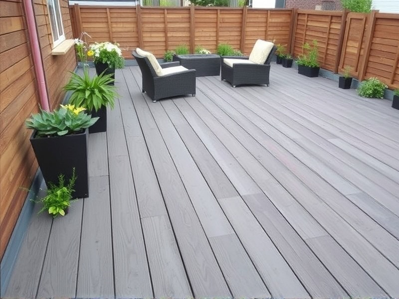 The Versatility of Beautiful WPC Grey Decking in Landscaping