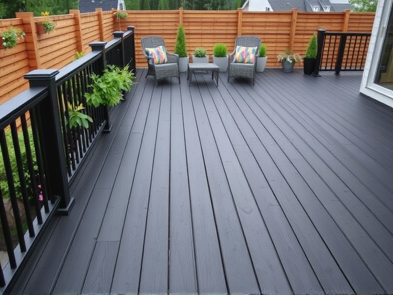The Versatility of Black Decking in Landscape Design