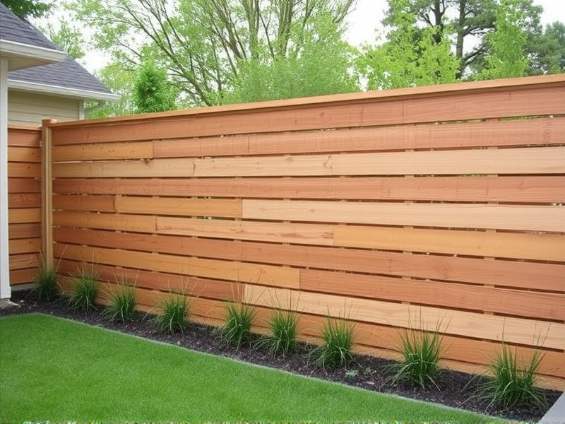 The Versatility of Horizontal Wood Fence Panels in Modern Landscaping