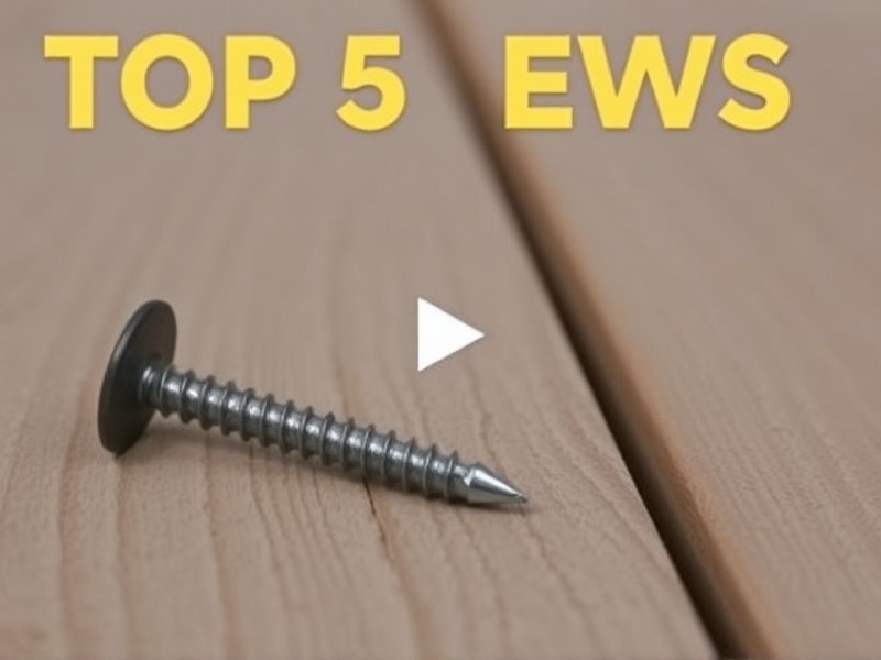 Top Brands of Screws for Composite Decking