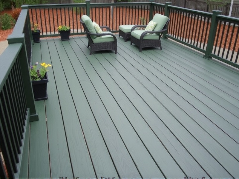 Transform Your Backyard with Forest Green Composite Decking