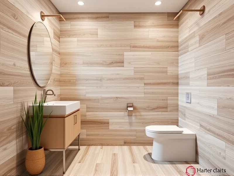 Transform Your Bathroom with Innovative Harbor Plank WPC Wall Flooring