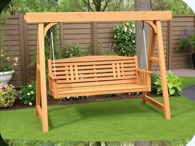 Transform Your Outdoor Space with a WPC Garden Swing Bench